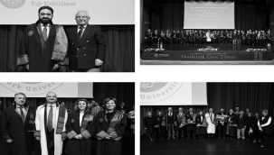 Atatürk Üniversitesinde Tıp Bayramı ve akademik giysi töreni