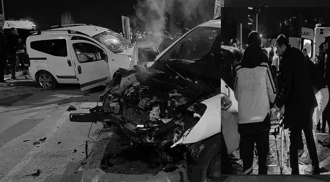 MNG kavşağında yine bir kaza: 7 yaralı...