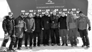 Palandöken'de FIS SBX Snowboard Dünya Kupası Zirvesi
