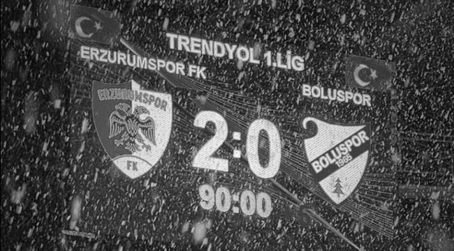 Erzurumspor Bolu'yu da devirdi: 2-0