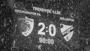 Erzurumspor Bolu'yu da devirdi: 2-0