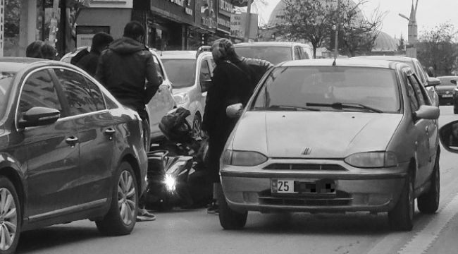 Motokurye son anda kurtuldu