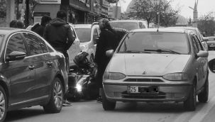 Motokurye son anda kurtuldu