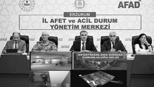 Sığına Erzurum'da masaya yatırıldı